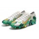 Nike Mercurial Vapor XIII 360 Elite FG Mbappe Gris Vert Or