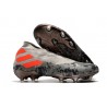Crampons Nouvelle adidas Nemeziz 19+ FG Gris Orange Blanc