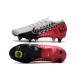 Nike Mercurial Vapor XIII Elite SG-PRO AC Neymar Platine Noir Rouge
