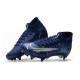 Nike Mercurial Superfly VII Elite SG-PRO AC Bleu Néant Volt Blanc