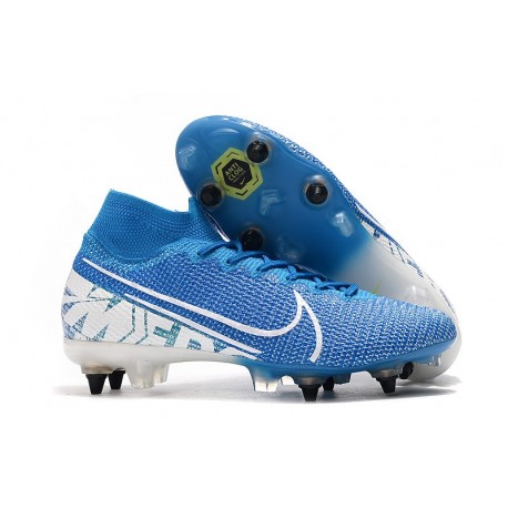 Nike Mercurial Superfly VII Elite SG-PRO AC New Lights Bleu Blanc