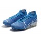 Nike Mercurial Superfly 7 Elite Pro AG New Lights Bleu Blanc
