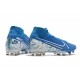 Nike Mercurial Superfly 7 Elite Pro AG New Lights Bleu Blanc