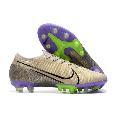 Nike Mercurial Vapor 13 Elite Pro-AG Sable du Désert /Noir /Violet