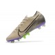 Nike Mercurial Vapor 13 Elite Pro-AG Sable du Désert /Noir /Violet