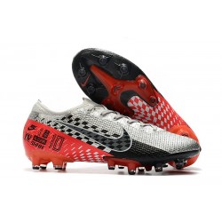 Nike Mercurial Vapor 13 Elite Pro-AG Neymar Platine Noir Rouge