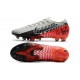 Nike Mercurial Vapor 13 Elite Pro-AG Neymar Platine Noir Rouge