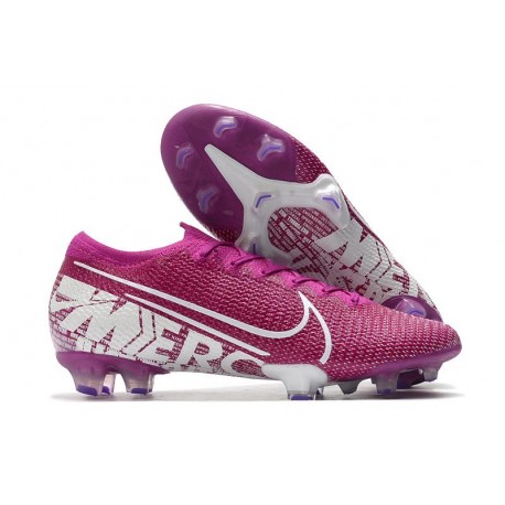 Nike Mercurial Vapor XIII 360 Elite FG Chaussure -Violet Blanc