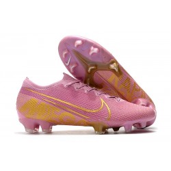 Nike Mercurial Vapor 13 Elite FG Homme Rose Or