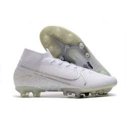 Nike Mercurial Superfly 7 Elite Pro AG Blanc