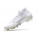 Nike Mercurial Superfly 7 Elite Pro AG Blanc