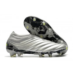 Chaussures Foot adidas Copa 20+ FG Argent Jaune Solaire