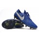 Chaussures Nike Tiempo Legend 8 Elite SG-Pro AC Bleu Argent