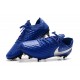 Chaussures Nike Tiempo Legend 8 Elite SG-Pro AC Bleu Argent