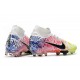 Nike Mercurial Superfly VII Elite 360 FG Neymar Blanc Noir Bleu Volt