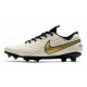 Chaussure Nouvelles Nike Tiempo Legend 8 Elite FG -Blanc Or Noir