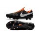 Chaussure Nouvelles Nike Tiempo Legend 8 Elite FG -Noir Orange Blanc