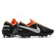 Chaussure Nouvelles Nike Tiempo Legend 8 Elite FG -Noir Orange Blanc