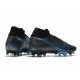 Nike Mercurial Superfly 7 Elite Pro AG Noir Bleu