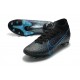 Nike Mercurial Superfly 7 Elite Pro AG Noir Bleu
