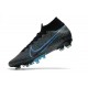 Nike Mercurial Superfly 7 Elite Pro AG Noir Bleu