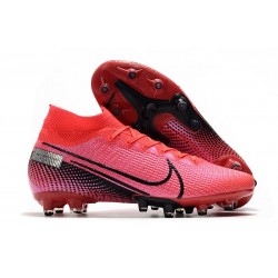 Nike Mercurial Superfly 7 Elite Pro AG Cramoisi Noir