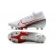Nike Mercurial Superfly 7 Elite Pro AG Blanc Cramoisi