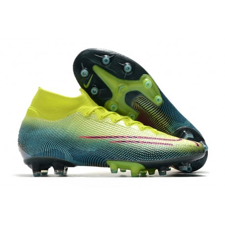 Nike Mercurial Superfly 7 Elite Pro AG Citron Noir Vert
