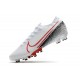 Nike Mercurial Vapor 13 Elite Pro-AG Blanc Cramoisi
