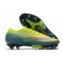 Nike Mercurial Vapor 13 Elite Pro-AG Citron Noir Vert