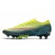 Nike Mercurial Vapor 13 Elite Pro-AG Citron Noir Vert