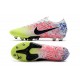 Nike Mercurial Vapor 13 Elite Pro-AG Neymar Blanc Noir Bleu Volt