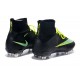 2015 Nike Mercurial Superfly 4 FG Crampons de Football Noir Vert