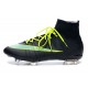 2015 Nike Mercurial Superfly 4 FG Crampons de Football Noir Vert