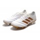 Nouvelles Crampons de Foot - Adidas Copa 19.1 FG Blanc Or