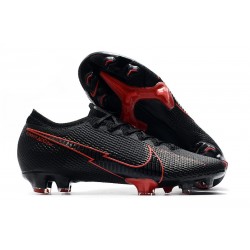 Nike Mercurial Vapor 13 Elite FG Homme Noir Rouge
