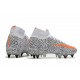 Nike Mercurial Superfly 7 Elite SG CR7 Safari-Blanc Orange Noir