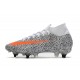 Nike Mercurial Superfly 7 Elite SG CR7 Safari-Blanc Orange Noir