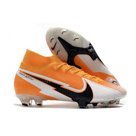 Nike Mercurial Superfly VII Elite 360 FG Orange Laser Noir Blanc