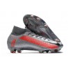 Nike Mercurial Superfly VII Elite 360 FG Gris Noir Cramoisi