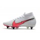 Nike Mercurial Superfly 7 Elite SG Anti Clog Blanc Rouge