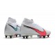 Nike Mercurial Superfly 7 Elite SG Anti Clog Blanc Rouge