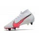 Nike Mercurial Superfly 7 Elite SG Anti Clog Blanc Rouge