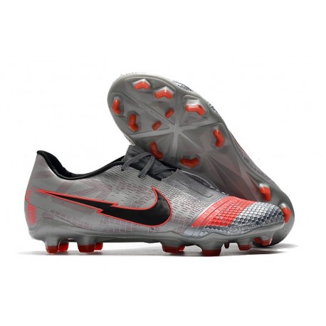 Nike Crampons Neuf Phantom Venom Elite FG - Gris Noir Rouge