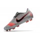 Nike Crampons Neuf Phantom Venom Elite FG - Gris Noir Rouge