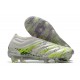 Chaussures Foot adidas Copa 20+ FG Blanc Noir Vert