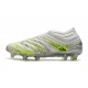 Chaussures Foot adidas Copa 20+ FG Blanc Noir Vert