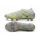 Chaussures Foot adidas Copa 20+ FG Blanc Noir Vert