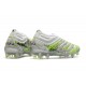 Chaussures Foot adidas Copa 20+ FG Blanc Noir Vert