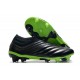 Chaussures Foot adidas Copa 20+ FG Noir Vert signal